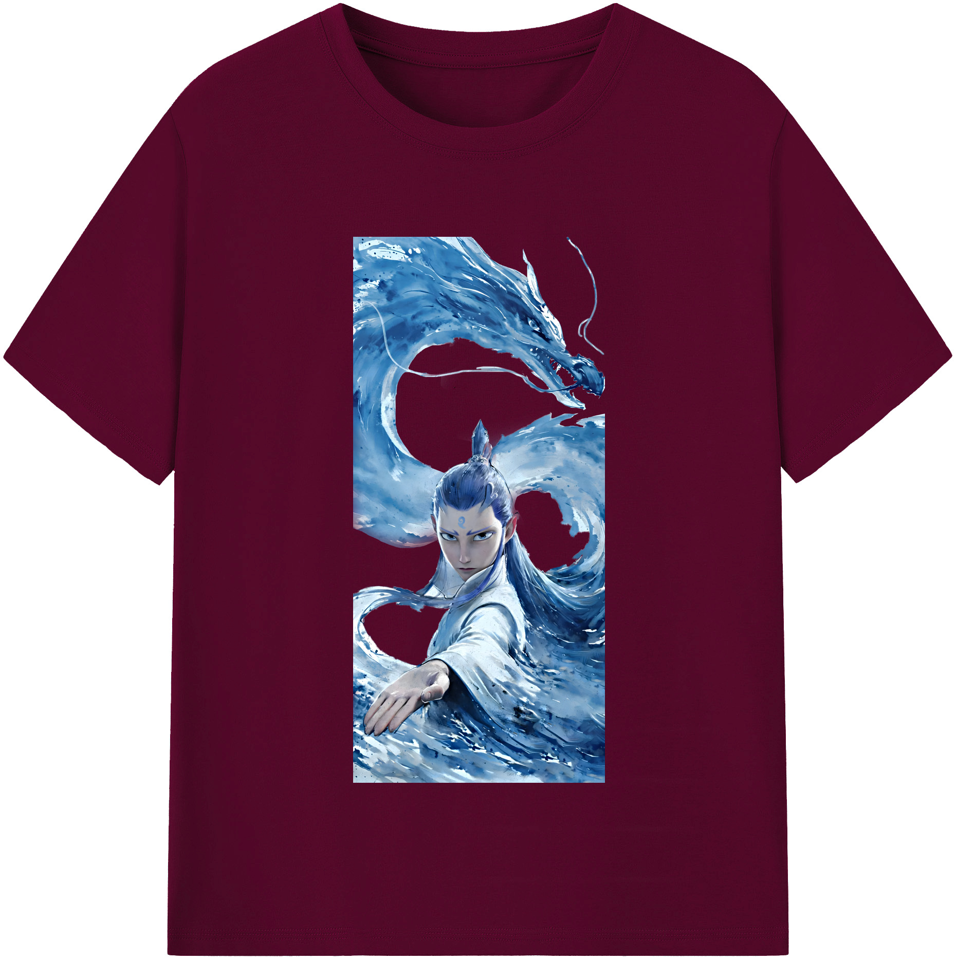 （画像用） Ne Zha 2 ナタ 魔童の大暴れ レディースカジュアルプリントTシャツ（綿100％）